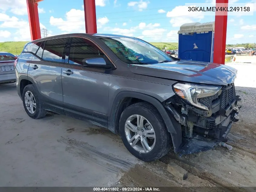 3GKALMEV4KL249158 2019 GMC Terrain Sle