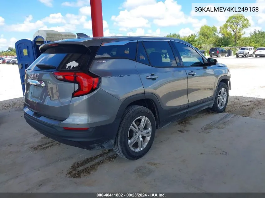 3GKALMEV4KL249158 2019 GMC Terrain Sle