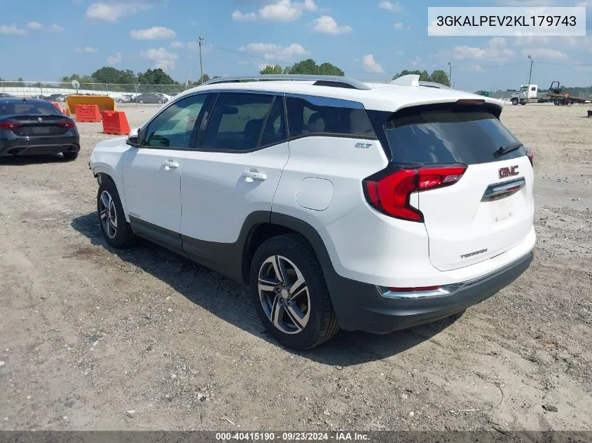 3GKALPEV2KL179743 2019 GMC Terrain Slt