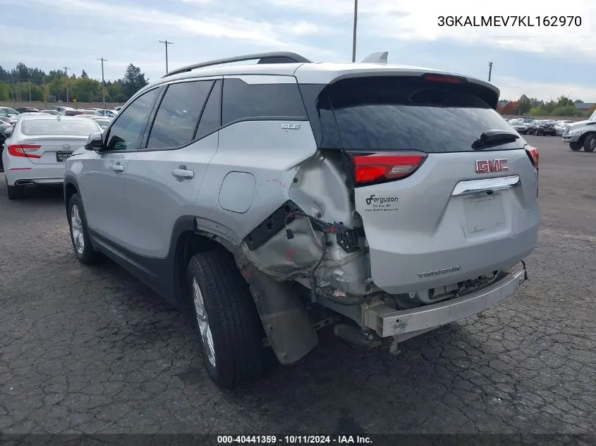 2019 GMC Terrain Sle VIN: 3GKALMEV7KL162970 Lot: 40441359