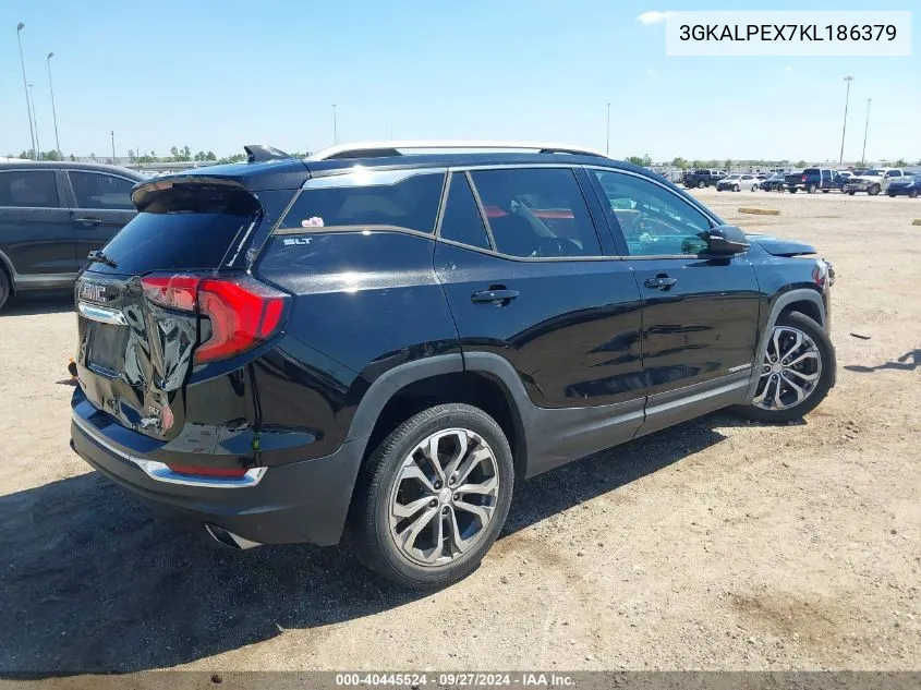 2019 GMC Terrain Slt VIN: 3GKALPEX7KL186379 Lot: 40445524