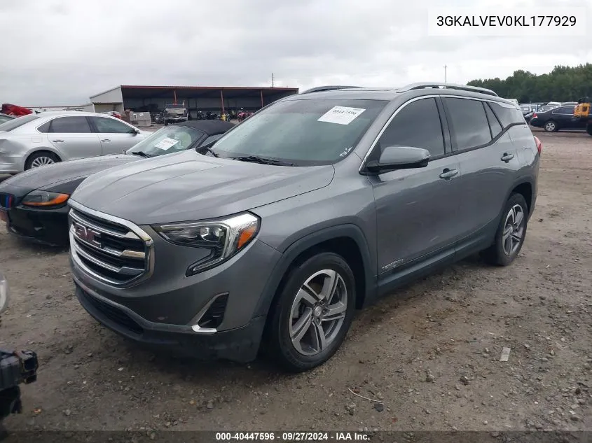 3GKALVEV0KL177929 2019 GMC Terrain Slt