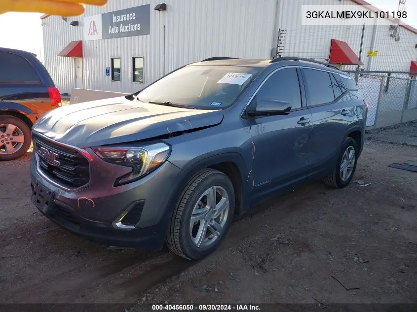 2019 GMC Terrain Sle VIN: 3GKALMEX9KL101198 Lot: 40456050