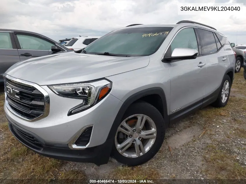 3GKALMEV9KL204040 2019 GMC Terrain Sle