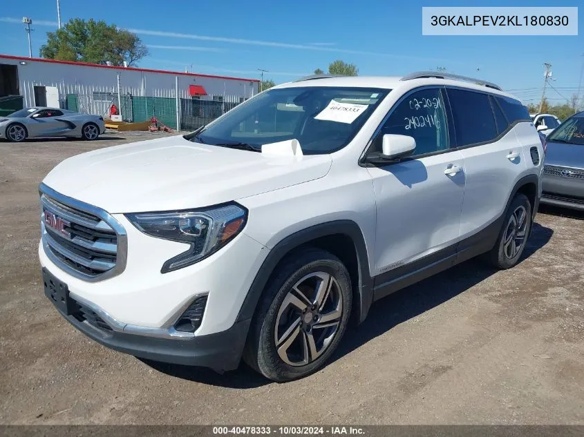 2019 GMC Terrain Slt VIN: 3GKALPEV2KL180830 Lot: 40478333