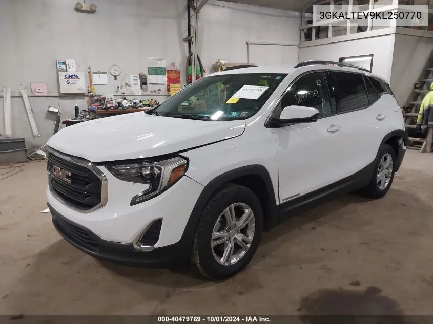 3GKALTEV9KL250770 2019 GMC Terrain Sle