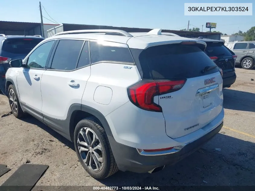 2019 GMC Terrain Slt VIN: 3GKALPEX7KL303524 Lot: 40482773