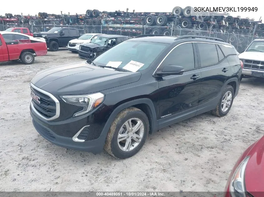 2019 GMC Terrain Sle VIN: 3GKALMEV3KL199949 Lot: 40489051