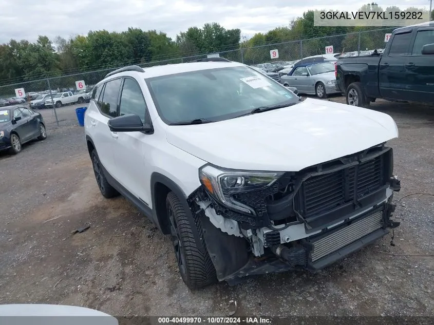 2019 GMC Terrain Slt VIN: 3GKALVEV7KL159282 Lot: 40499970