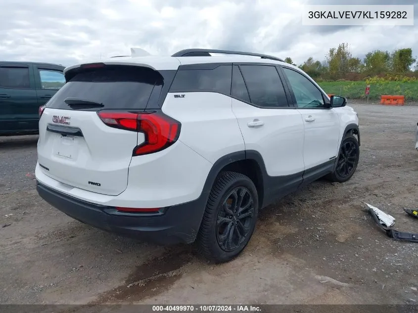 2019 GMC Terrain Slt VIN: 3GKALVEV7KL159282 Lot: 40499970