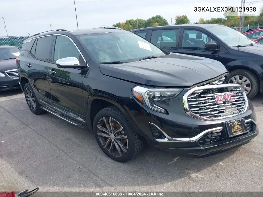 2019 GMC Terrain Denali VIN: 3GKALXEX0KL121938 Lot: 40516898