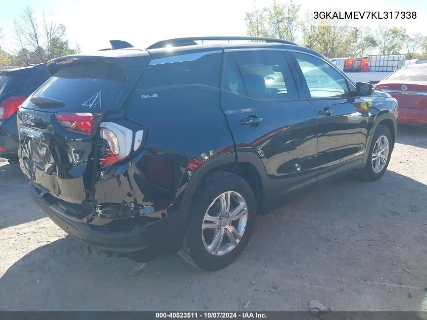 3GKALMEV7KL317338 2019 GMC Terrain Sle