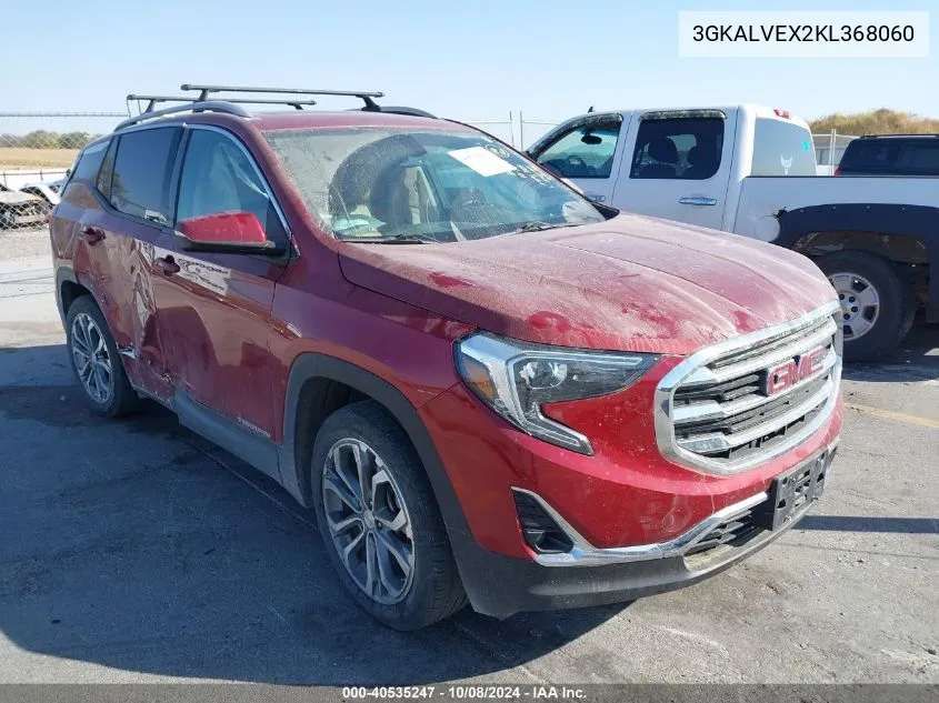 2019 GMC Terrain Slt VIN: 3GKALVEX2KL368060 Lot: 40535247