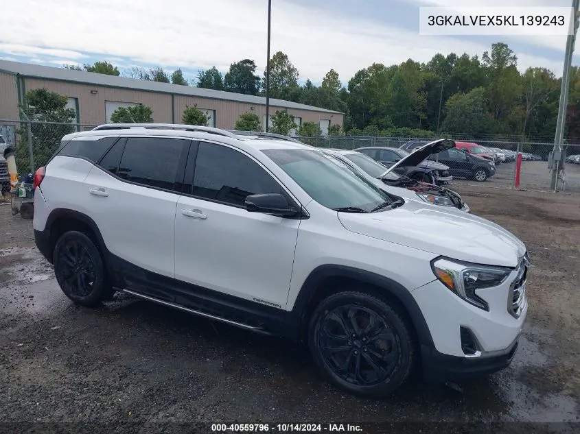 3GKALVEX5KL139243 2019 GMC Terrain Slt