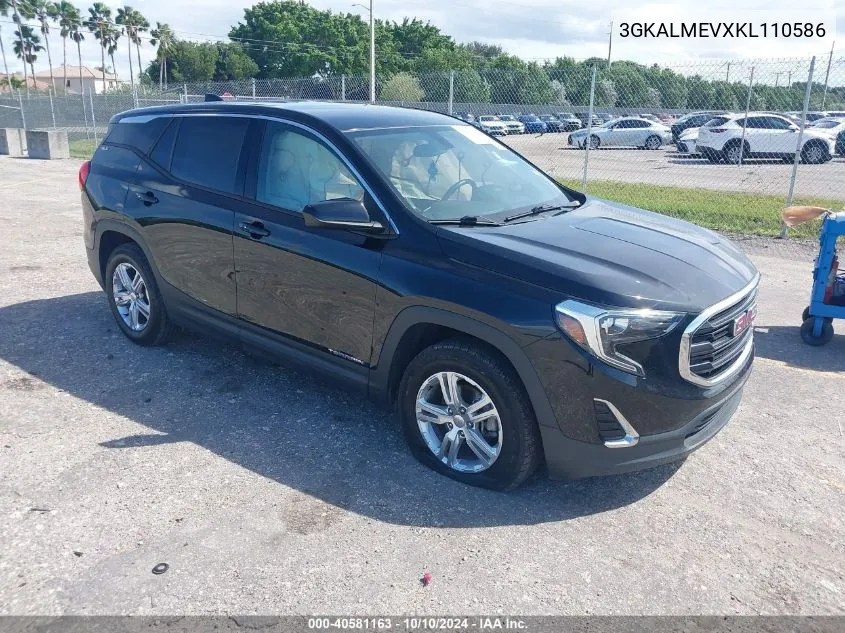 3GKALMEVXKL110586 2019 GMC Terrain Sle