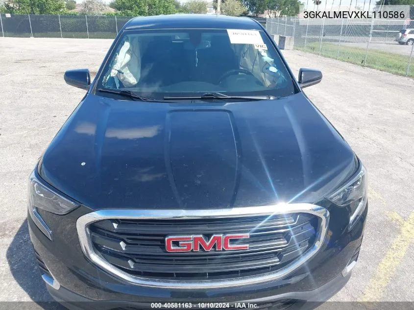 3GKALMEVXKL110586 2019 GMC Terrain Sle