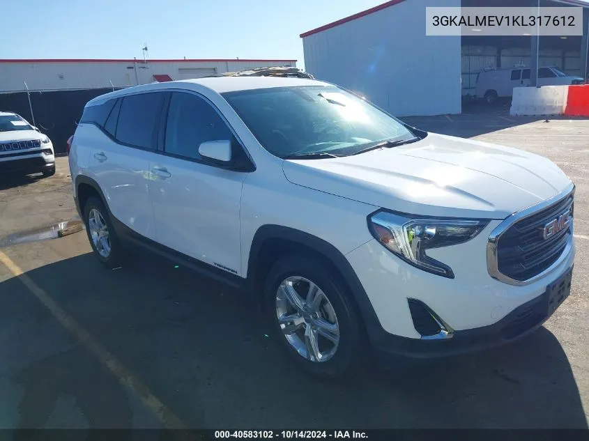 3GKALMEV1KL317612 2019 GMC Terrain Sle