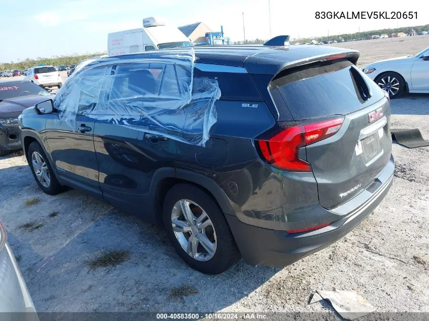 83GKALMEV5KL20651 2019 GMC Terrain Sle