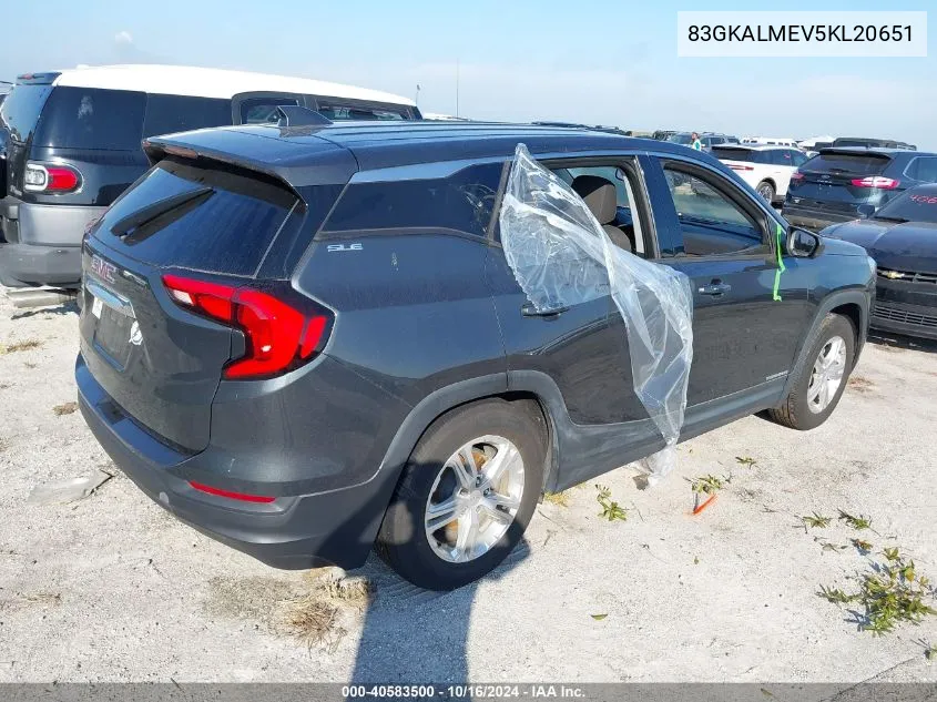 83GKALMEV5KL20651 2019 GMC Terrain Sle