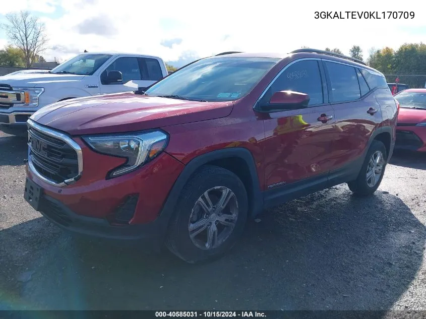 2019 GMC Terrain Sle VIN: 3GKALTEV0KL170709 Lot: 40585031