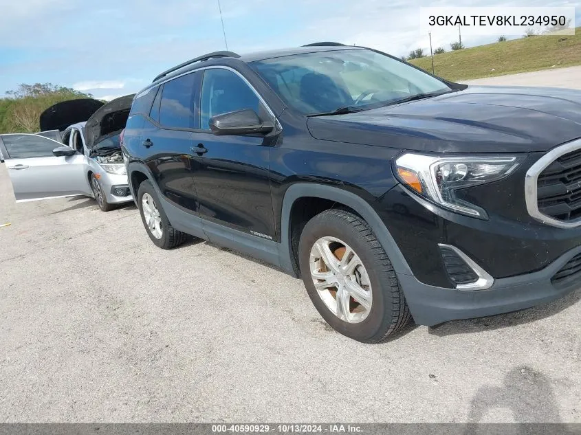 2019 GMC Terrain Sle VIN: 3GKALTEV8KL234950 Lot: 40590929