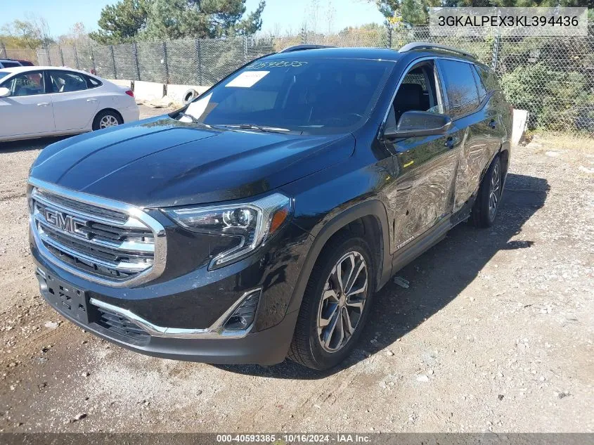 2019 GMC Terrain Slt VIN: 3GKALPEX3KL394436 Lot: 40593385