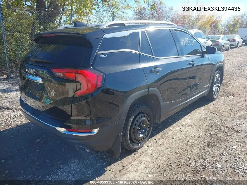 2019 GMC Terrain Slt VIN: 3GKALPEX3KL394436 Lot: 40593385