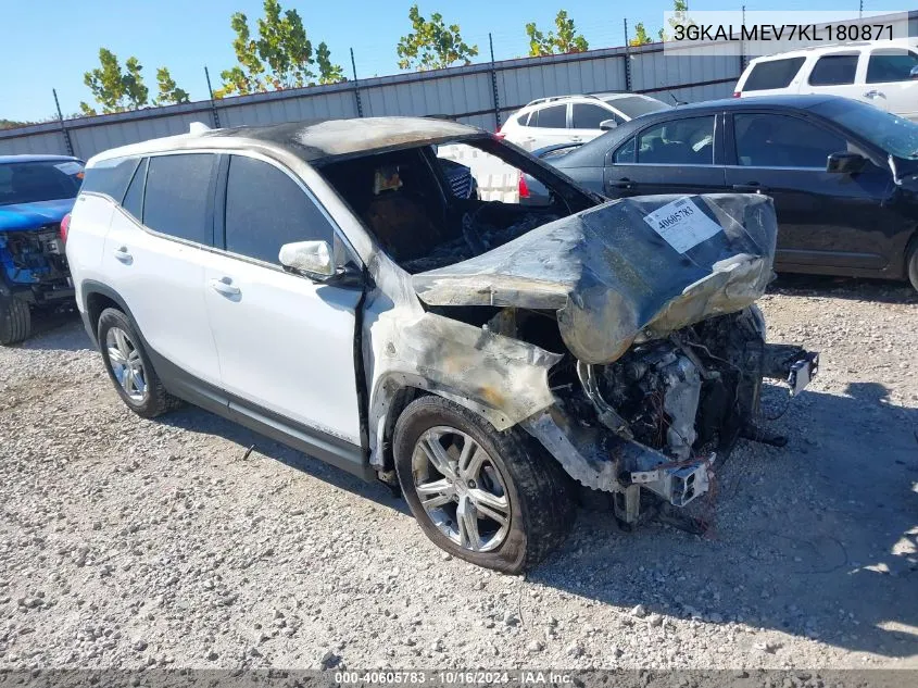 2019 GMC Terrain Sle VIN: 3GKALMEV7KL180871 Lot: 40605783