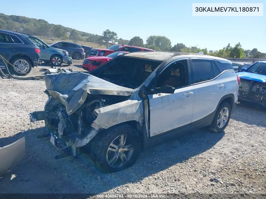 3GKALMEV7KL180871 2019 GMC Terrain Sle