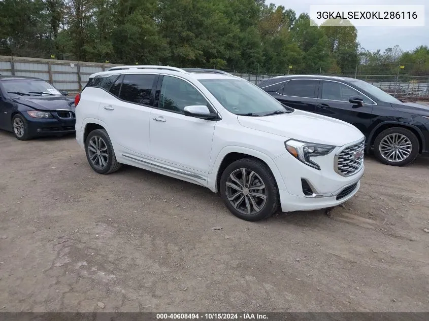 3GKALSEX0KL286116 2019 GMC Terrain Denali