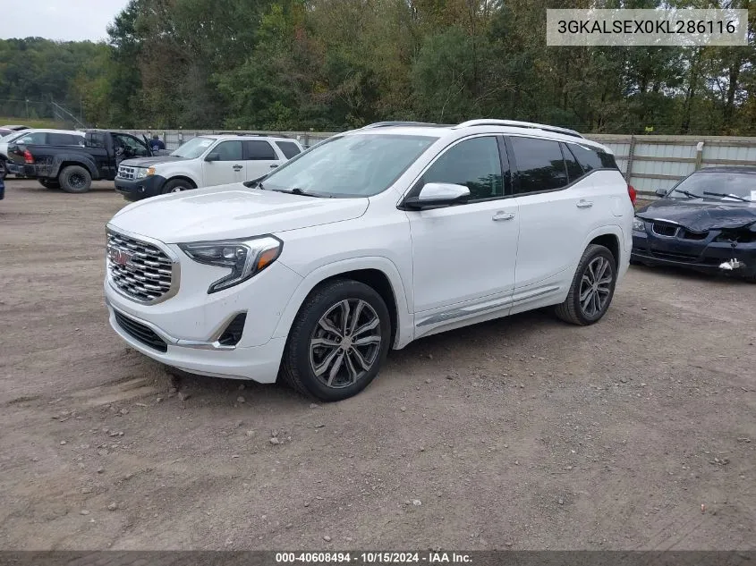 2019 GMC Terrain Denali VIN: 3GKALSEX0KL286116 Lot: 40608494