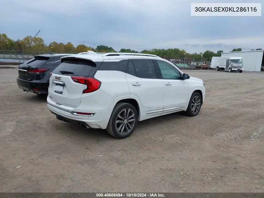 3GKALSEX0KL286116 2019 GMC Terrain Denali