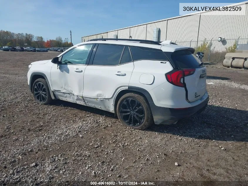 2019 GMC Terrain Slt VIN: 3GKALVEX4KL382509 Lot: 40616002