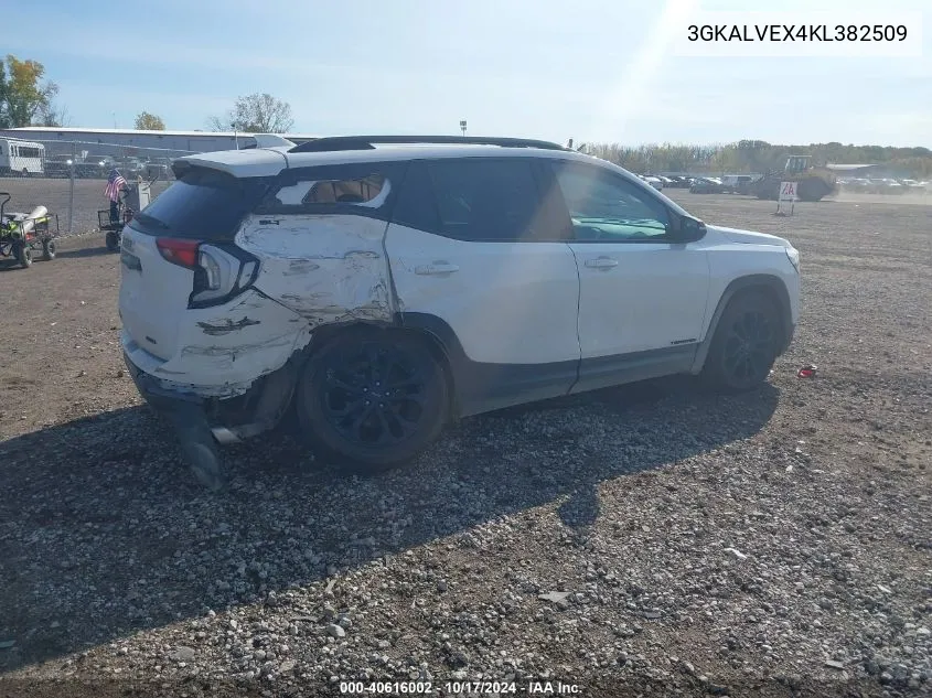 2019 GMC Terrain Slt VIN: 3GKALVEX4KL382509 Lot: 40616002