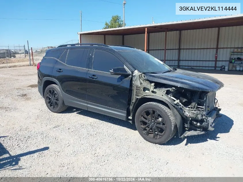 2019 GMC Terrain Slt VIN: 3GKALVEV2KL114444 Lot: 40616756