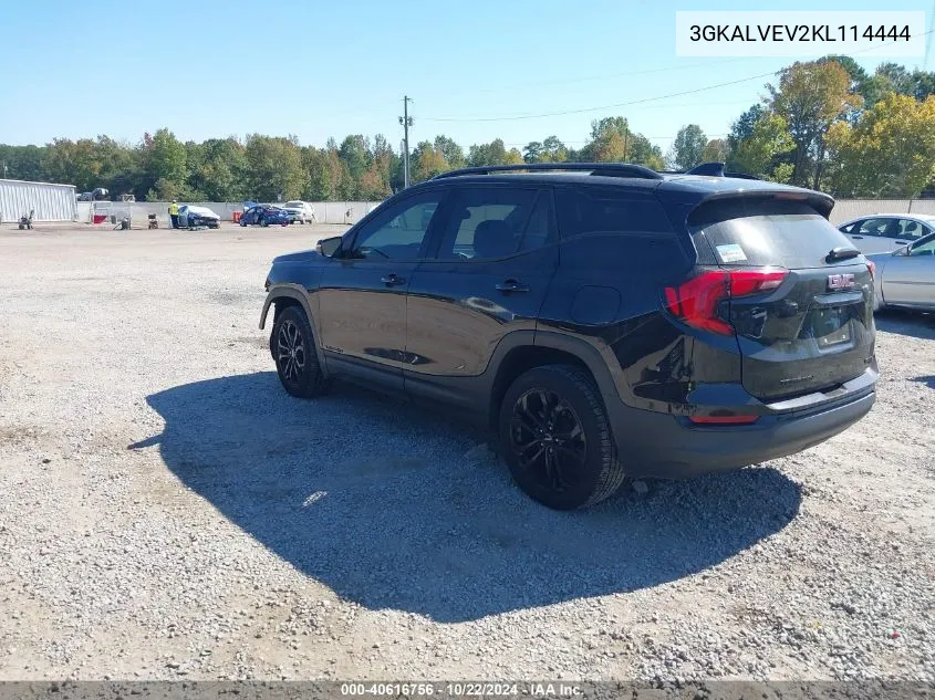 2019 GMC Terrain Slt VIN: 3GKALVEV2KL114444 Lot: 40616756