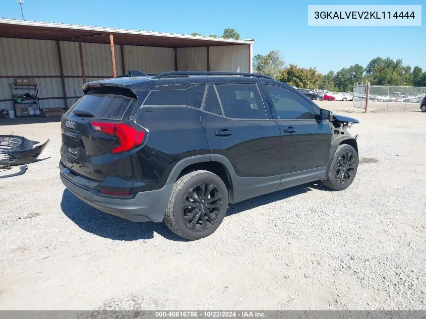 2019 GMC Terrain Slt VIN: 3GKALVEV2KL114444 Lot: 40616756