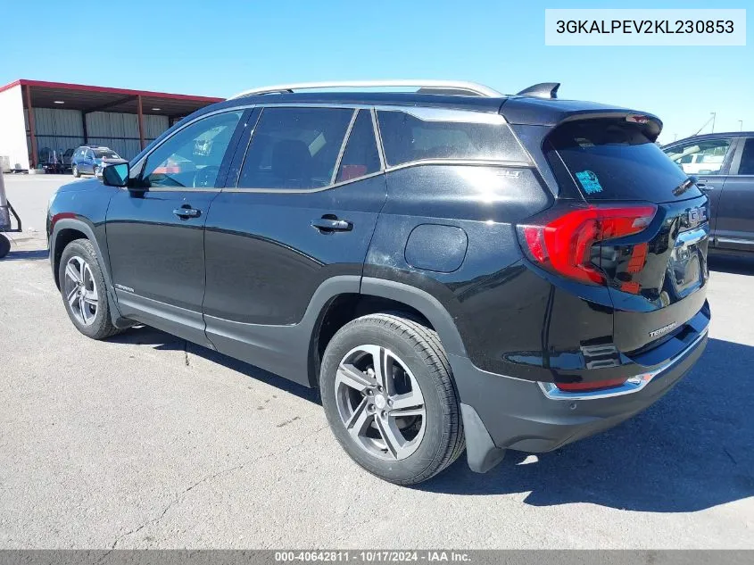 2019 GMC Terrain Slt VIN: 3GKALPEV2KL230853 Lot: 40642811