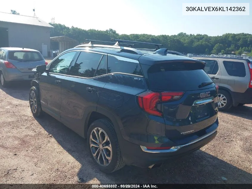 2019 GMC Terrain Slt VIN: 3GKALVEX6KL142362 Lot: 40653337