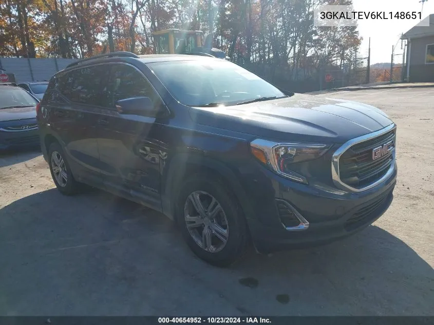 2019 GMC Terrain Sle VIN: 3GKALTEV6KL148651 Lot: 40654952