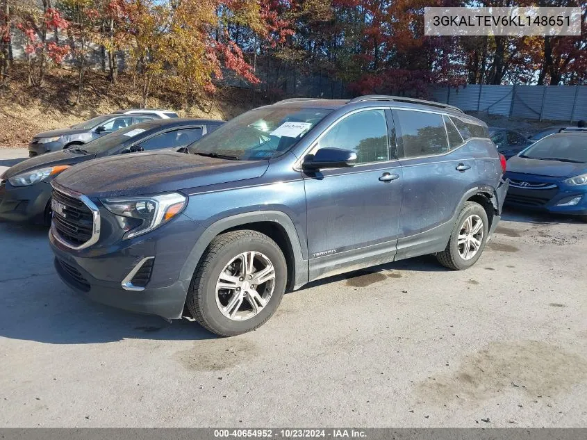 2019 GMC Terrain Sle VIN: 3GKALTEV6KL148651 Lot: 40654952