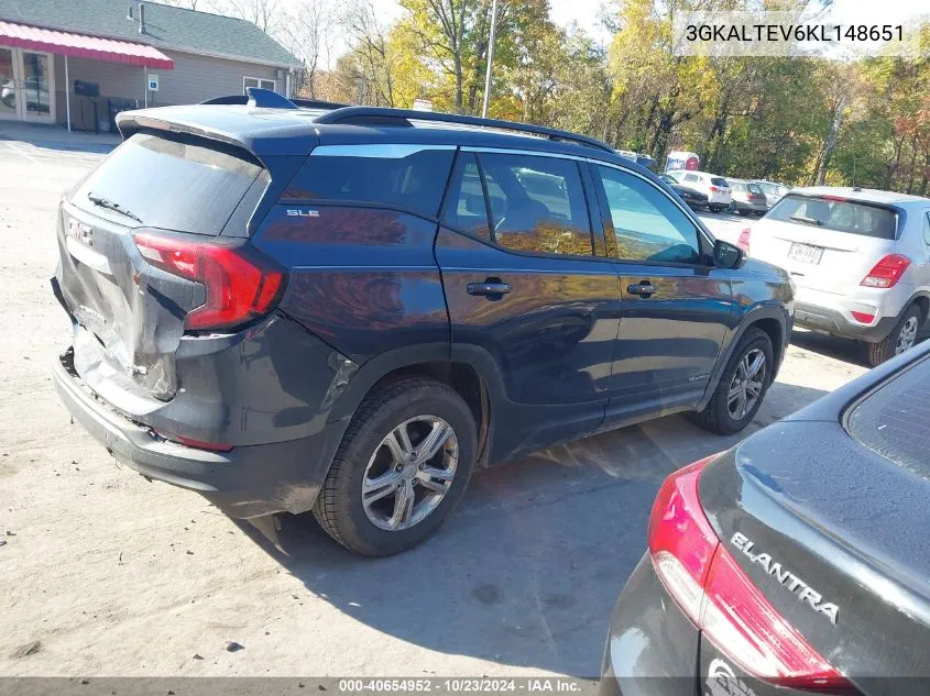 2019 GMC Terrain Sle VIN: 3GKALTEV6KL148651 Lot: 40654952