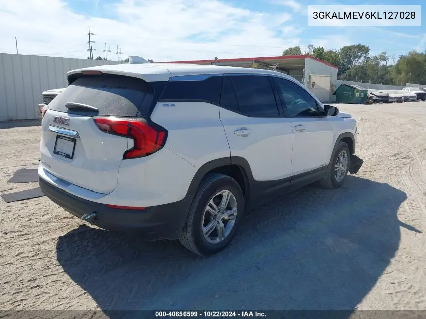 2019 GMC Terrain Sle VIN: 3GKALMEV6KL127028 Lot: 40656599