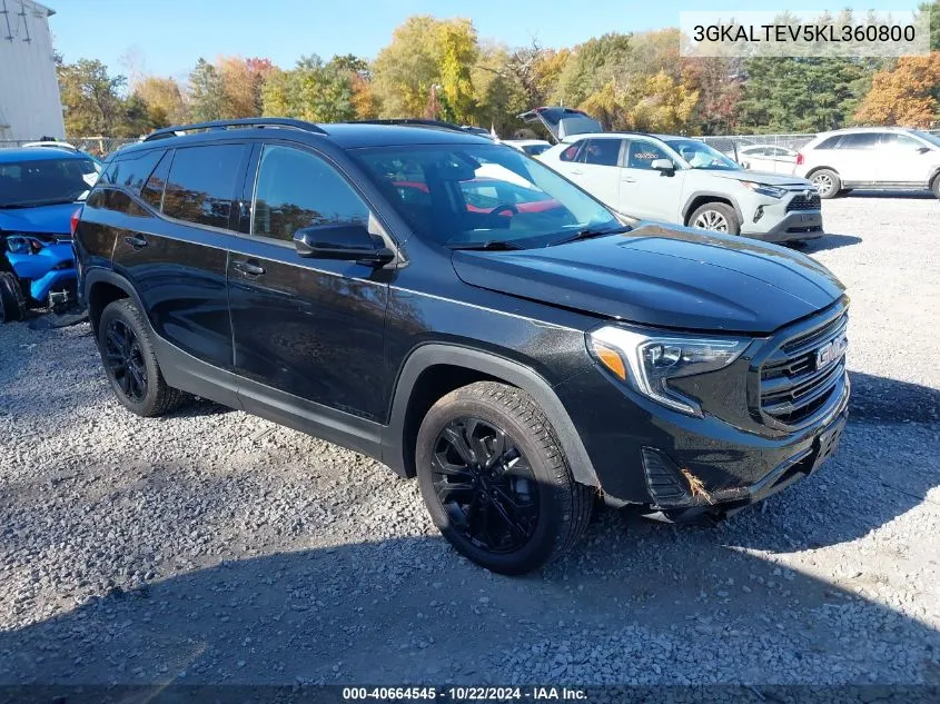 2019 GMC Terrain Sle VIN: 3GKALTEV5KL360800 Lot: 40664545