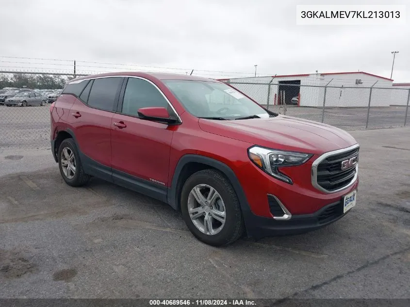 3GKALMEV7KL213013 2019 GMC Terrain Sle