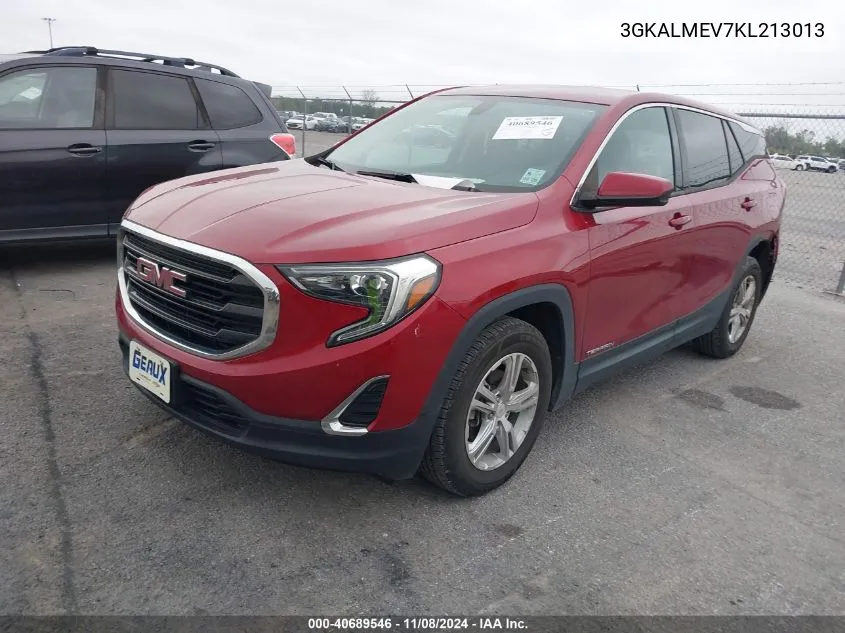 3GKALMEV7KL213013 2019 GMC Terrain Sle