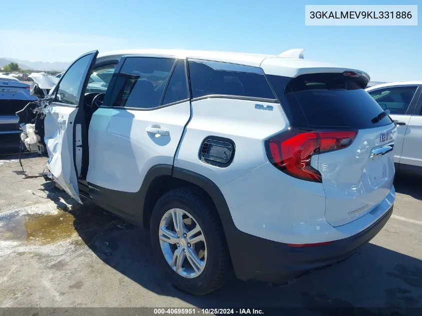 3GKALMEV9KL331886 2019 GMC Terrain Sle