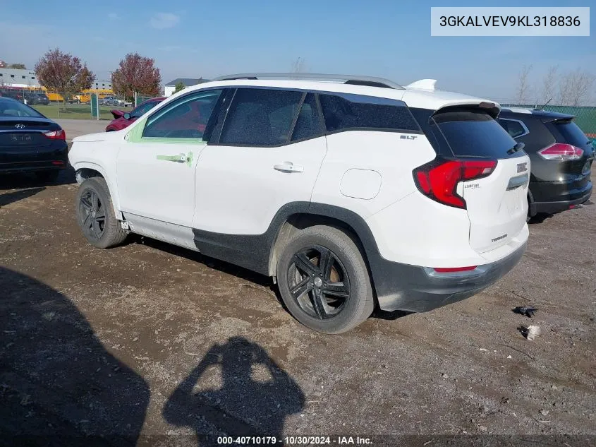 2019 GMC Terrain Slt VIN: 3GKALVEV9KL318836 Lot: 40710179