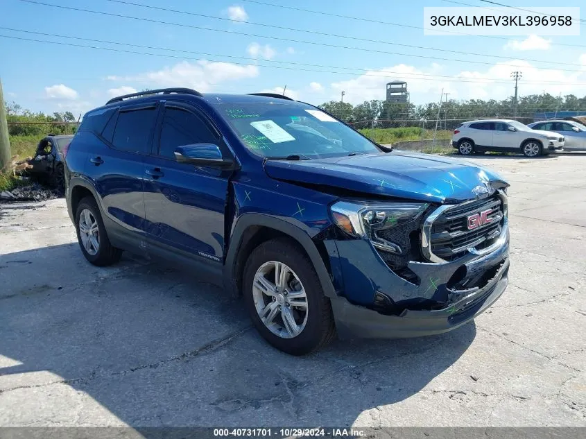 2019 GMC Terrain Sle VIN: 3GKALMEV3KL396958 Lot: 40731701