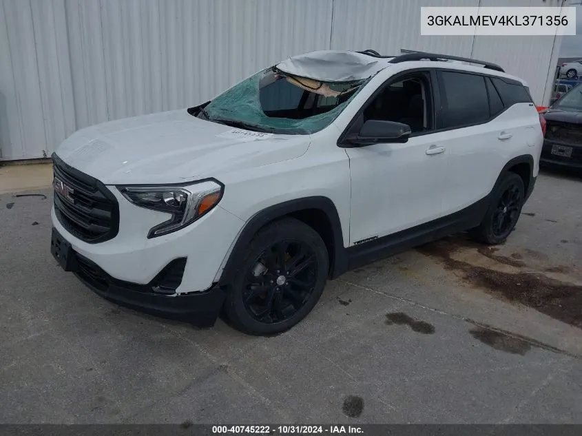 2019 GMC Terrain Sle VIN: 3GKALMEV4KL371356 Lot: 40745222